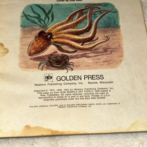 Vintage 1973 Golden Press Exploring Earth Oceanography Book, Paperback - Picture 3 of 14